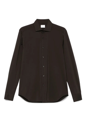 Xacus long-sleeve button-down shirt - Brown