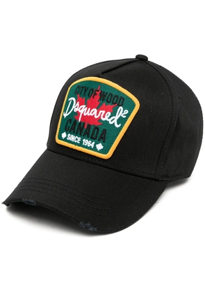DSQUARED2 logo patch cap - Black