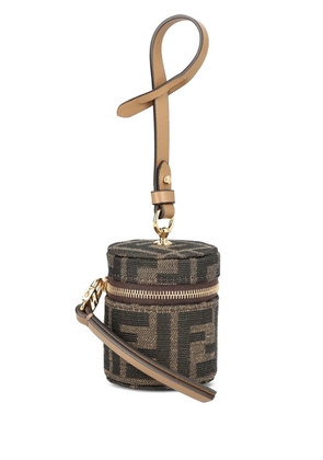 FENDI Baguette FF-pattern coin holder - Brown