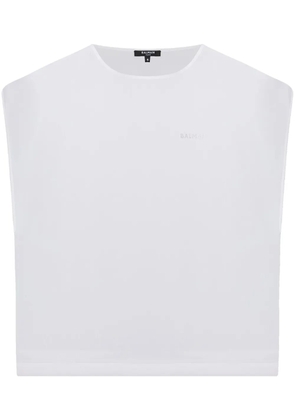 Balmain transparent beach cover-up - Black