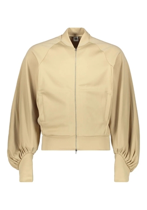Random Identities Rich sleeve bomber jacket - Neutrals
