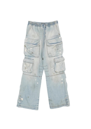 AMIRI drawstring-fastening cargo jeans - Blue