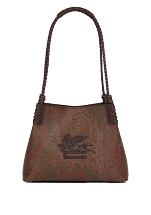 ETRO small Arnica Libra paisley tote bag - Brown