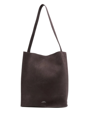 Studio Nicholson suede shoulder bag - Brown
