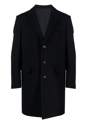 Eleventy felted single-breasted coat - Blue