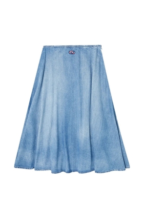 Diesel De-Annie-S3 A-line midi skirt - Blue