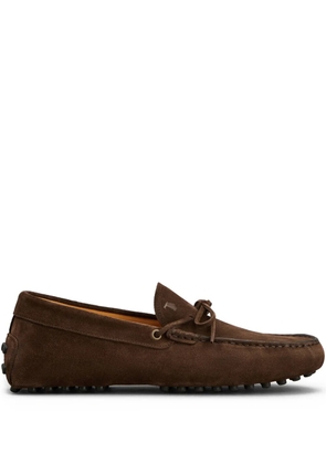Tod's lace-up boat shoes - Brown