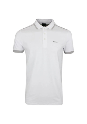 BOSS cotton polo shirt - White