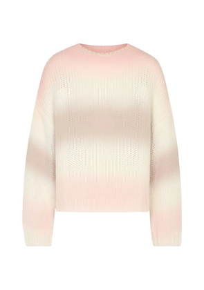 Juvia sprayed stripe sweater - Pink