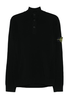 Stone Island compass-bagde sweater - Black