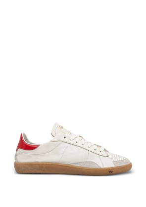Patrizia Pepe perforated leather sneakers - White
