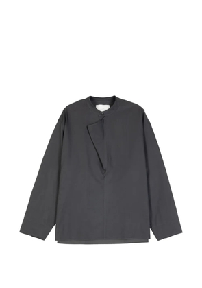 Studio Nicholson Solis drape collar shirt - Grey