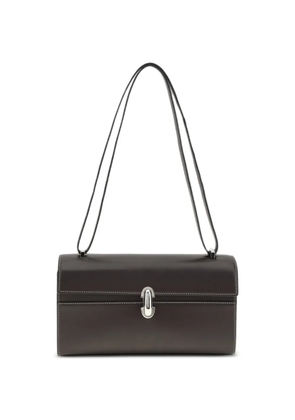 Savette Shoulder calf leather bag - Brown