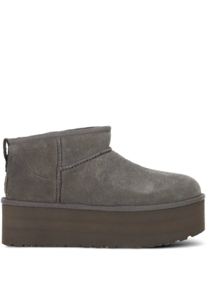 UGG 51mm platform suede boots - Grey