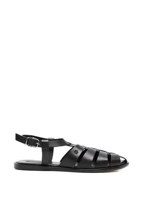 DRAGON DIFFUSION woven strap sandals - Black