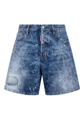 DSQUARED2 five-pockets shorts - Blue