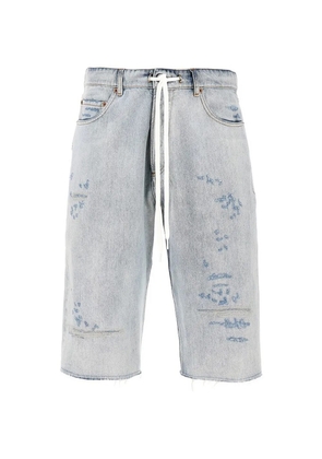 MM6 Maison Margiela drawstring-fastening bermuda shorts - Blue