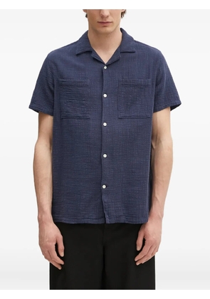 Barbour revere-collar pocket shirt - Blue