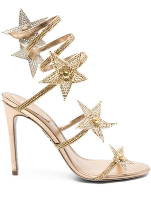 René Caovilla 105mm Cleo sandals - Gold