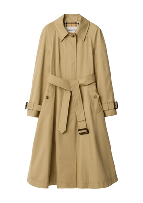 Burberry belted gabardine car coat - Neutrals