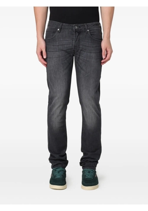 Incotex 5P washed jeans - Black