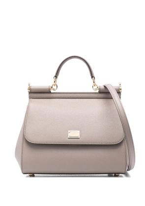 Dolce & Gabbana leather tote bag - Brown