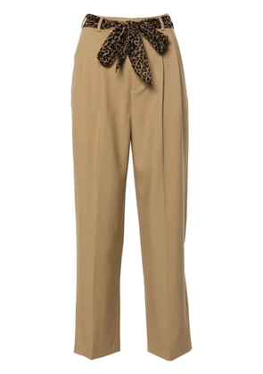 Saint Laurent pleated trousers - Neutrals