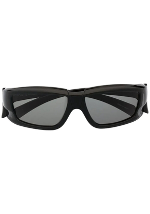 Rick Owens rectangular-framed sunglasses - Black