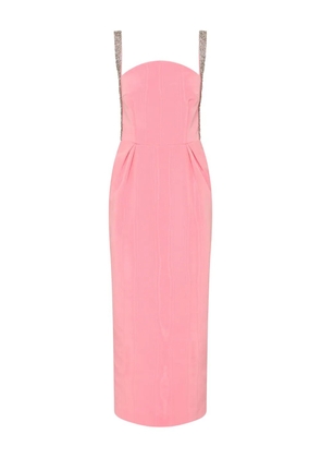 Rebecca Vallance Amaro embellished midi dress - Pink
