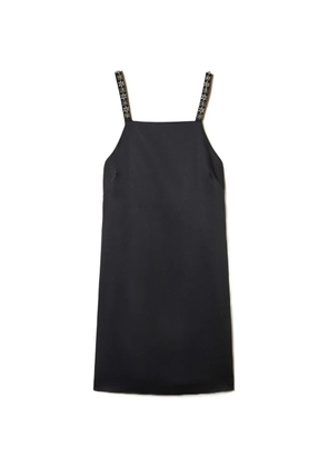 TWINSET rhinestone-embellished satin dress - Black