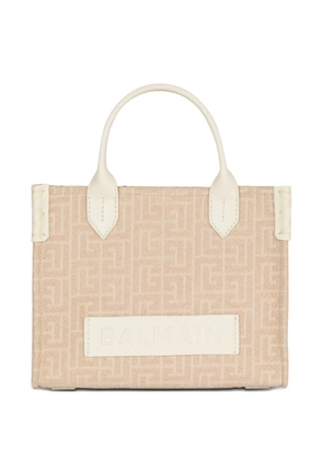 Balmain small B-Army tote bag - Neutrals