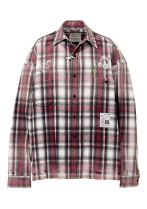 Maison MIHARA YASUHIRO Vintage Like Check shirt - Red