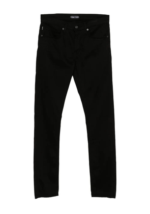 TOM FORD logo-patch trousers - Black