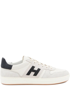 Hogan Grand Central perforated sneakers - Neutrals