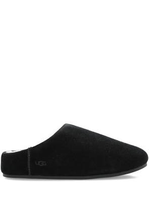 UGG suede sheepskin slippers - Black