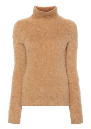 Sportmax mock-neck jumper - Brown