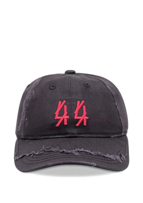 44 LABEL GROUP logo-embroidered cap - Black