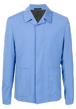 Paul Smith wool shirt jacket - Blue