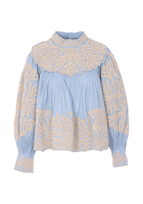 Sea alexandra embroidered shirt - Blue
