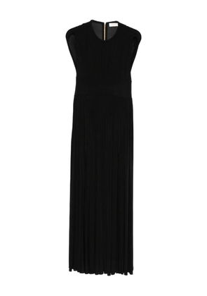 ZIMMERMANN pleated-skirt sleeveless midi dress - Black
