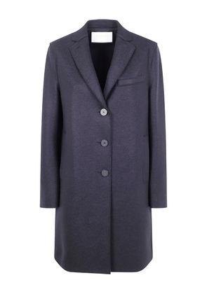 Harris Wharf London button-fastening wool coat - Black