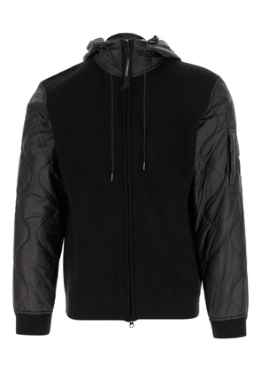 C.P. Company J-Rombe quilted-panel hooded jacket - Black