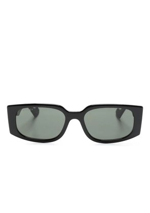 Gucci Eyewear Double G rectangle-frame sunglasses - Black