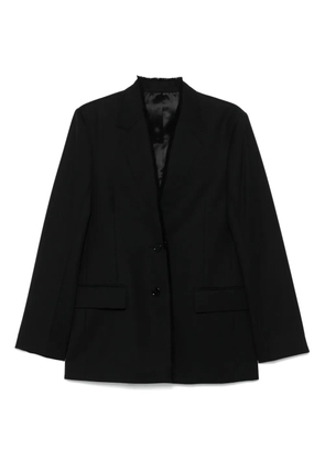 TOTEME raw-lapel blazer - Black