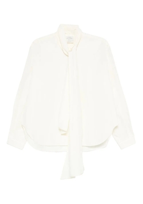 Forte Forte pussy bow-collar blouse - Neutrals