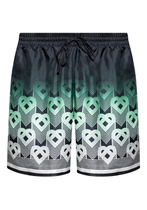 Casablanca monogram-print drawstring shorts - Green