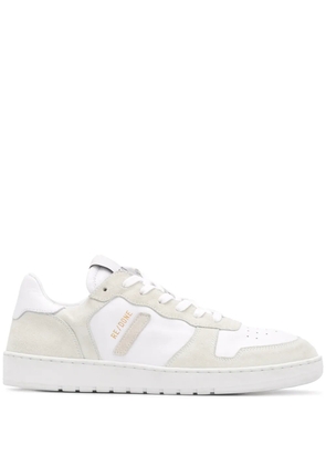 RE/DONE two-tone low top sneakers - White