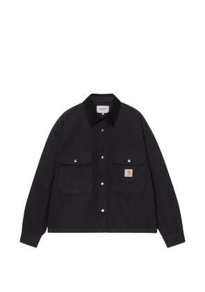 Carhartt WIP Prescott corduroy-collar shirt jacket - Black