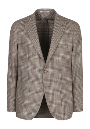 Tagliatore prince of wales check blazer - Neutrals