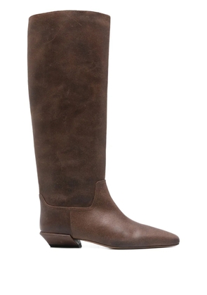 Paris Texas 30mm Bettina leather pointed-toe boots - Brown